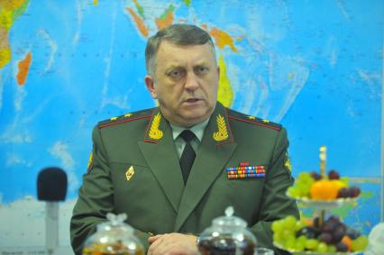 Генерал-лейтенант Сергей Каракаев командующий РВСН. В ИД КП. 13 декабря 2011 года.