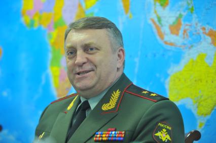 Генерал-лейтенант Сергей Каракаев командующий РВСН. В ИД КП. 13 декабря 2011 года.