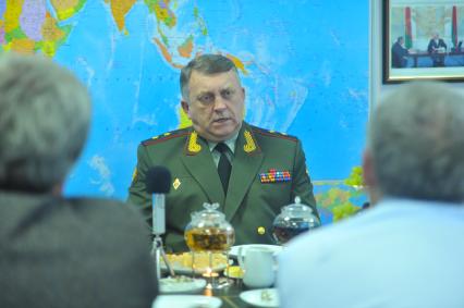 Генерал-лейтенант Сергей Каракаев командующий РВСН. В ИД КП. 13 декабря 2011 года.