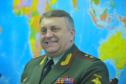 Генерал-лейтенант Сергей Каракаев командующий РВСН. В ИД КП. 13 декабря 2011 года.