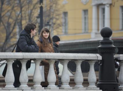 Москва центр города, люди. 15 Декабря 2011 года