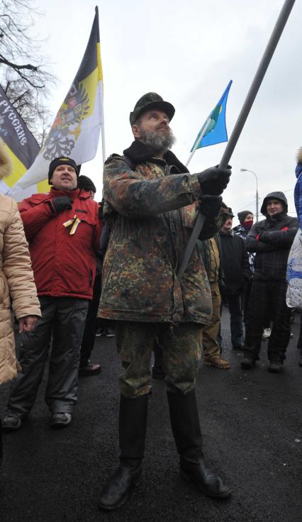 Санкционированный митинг против фальсификации результатов прошедших выборов в Госдуму РФ ЗА ЧЕСТНЫЕ ВЫБОРЫ на Болотной площади. 11 декабря  2011 года.