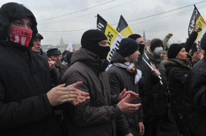 Санкционированный митинг против фальсификации результатов прошедших выборов в Госдуму РФ ЗА ЧЕСТНЫЕ ВЫБОРЫ на Болотной площади. 11 декабря  2011 года.