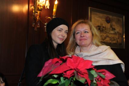 Премьера ледового мюзикла СПЯЩАЯ КРАСАВИЦА. На снимке: актриса Марина Александрова. 16 декабря 2011 года.