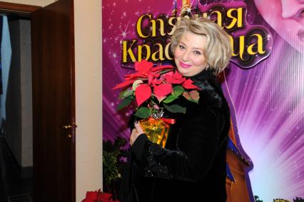 Премьера ледового мюзикла СПЯЩАЯ КРАСАВИЦА. На снимке: тренер по фигурному катанию Татьяна Тарасова. 16 декабря 2011 года.
