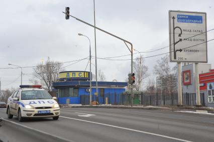 Пост ДПС на выезде из Москвы. 13 декабря 2011 года.