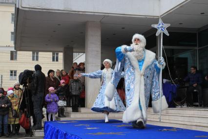 ПАРАД ДЕДОВ МОРОЗОВ. КРАСНОДАР. 24.12.2011.