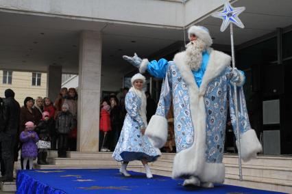 ПАРАД ДЕДОВ МОРОЗОВ. КРАСНОДАР. 24.12.2011.