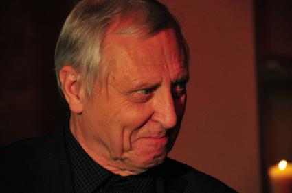 Режиссер Питер Гринуэй на церемонии награждения победителей V премии Кандинского. 14 декабря 2011 года.