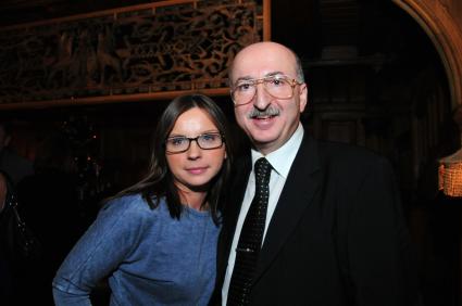 Новогодняя вечеринка, организованная Модным Домом HELEN YARMAK.На снимке: председатель совета директоров РУСБРЕНД Давид Якобашвили. 08 декабря 2011 года.
