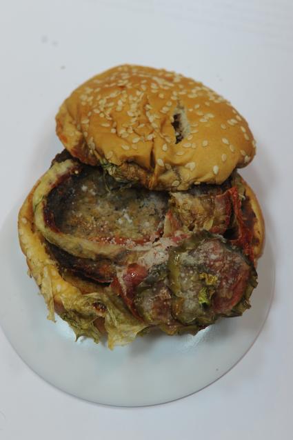 Жанровая фотография. Испорченный гамбургер. 22 ноября 2010 года.