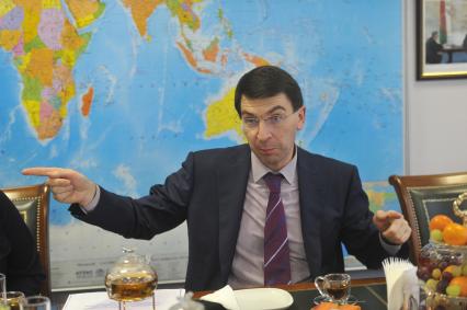 Министр связи и массовых коммуникаций РФ Игорь Щеголев. В ИД КП. 16 января 2012 года.