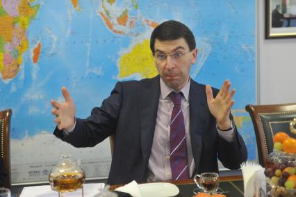 Министр связи и массовых коммуникаций РФ Игорь Щеголев. В ИД КП. 16 января 2012 года.