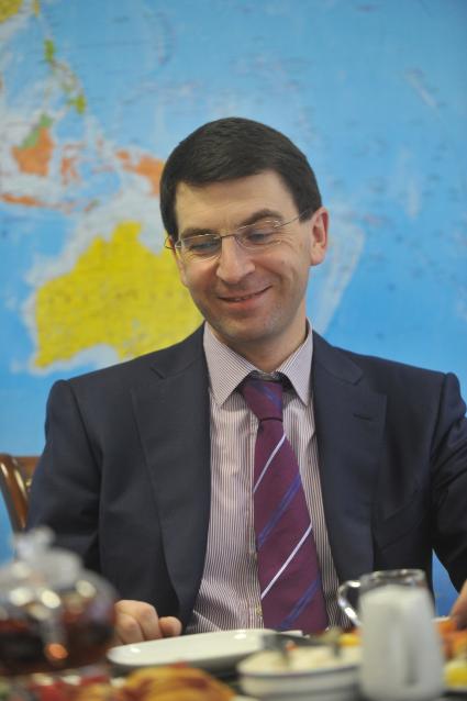 Министр связи и массовых коммуникаций РФ Игорь Щеголев. В ИД КП. 16 января 2012 года.