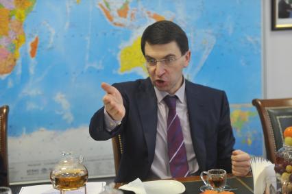 Министр связи и массовых коммуникаций РФ Игорь Щеголев. В ИД КП. 16 января 2012 года.