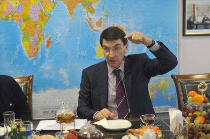 Министр связи и массовых коммуникаций РФ Игорь Щеголев. В ИД КП. 16 января 2012 года.