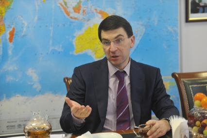 Министр связи и массовых коммуникаций РФ Игорь Щеголев. В ИД КП. 16 января 2012 года.