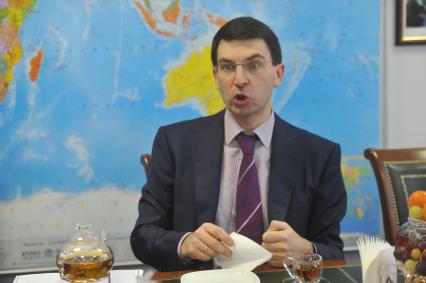 Министр связи и массовых коммуникаций РФ Игорь Щеголев. В ИД КП. 16 января 2012 года.