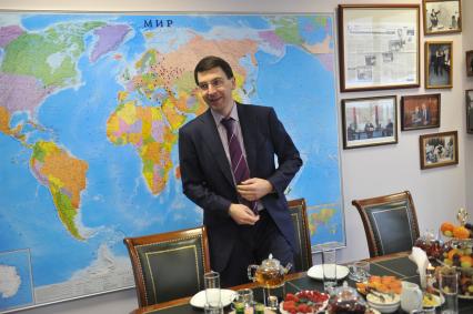 Министр связи и массовых коммуникаций РФ Игорь Щеголев. В ИД КП. 16 января 2012 года.