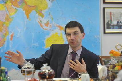 Министр связи и массовых коммуникаций РФ Игорь Щеголев. В ИД КП. 16 января 2012 года.