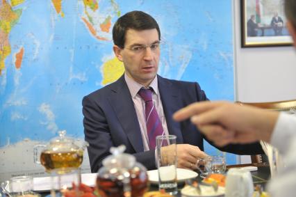 Министр связи и массовых коммуникаций РФ Игорь Щеголев. В ИД КП. 16 января 2012 года.