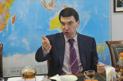Министр связи и массовых коммуникаций РФ Игорь Щеголев. В ИД КП. 16 января 2012 года.