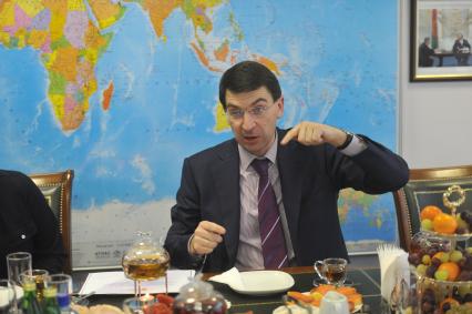 Министр связи и массовых коммуникаций РФ Игорь Щеголев. В ИД КП. 16 января 2012 года.
