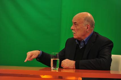 Руководитель предвыборного штаба кандидата в президенты Владимира Путина режиссер Станислав Говорухин. В ИД КП. 17 января 2012 года.