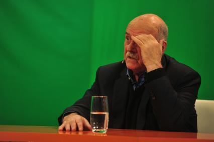 Руководитель предвыборного штаба кандидата в президенты Владимира Путина режиссер Станислав Говорухин. В ИД КП. 17 января 2012 года.