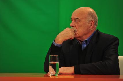Руководитель предвыборного штаба кандидата в президенты Владимира Путина режиссер Станислав Говорухин. В ИД КП. 17 января 2012 года.