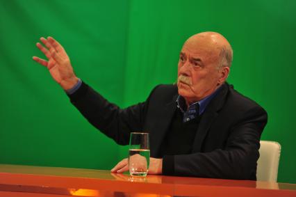 Руководитель предвыборного штаба кандидата в президенты Владимира Путина режиссер Станислав Говорухин. В ИД КП. 17 января 2012 года.