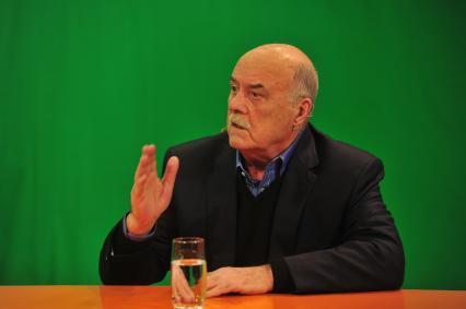 Руководитель предвыборного штаба кандидата в президенты Владимира Путина режиссер Станислав Говорухин. В ИД КП. 17 января 2012 года.