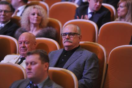 Торжественный вечер, посвященный Дню работника прокуратуры РФ. На снимке: режиссер Никита Михалков. 12 января 2012 года.