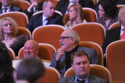 Торжественный вечер, посвященный Дню работника прокуратуры РФ. На снимке: режиссер Никита Михалков. 12 января 2012 года.