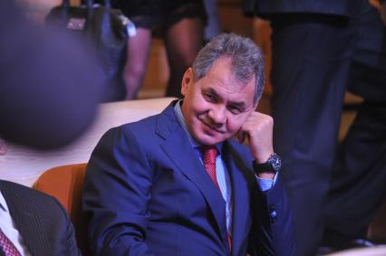 Торжественный вечер, посвященный Дню работника прокуратуры РФ. На снимке: глава МЧС РФ Сергей Шойгу. 12 января 2012 года.