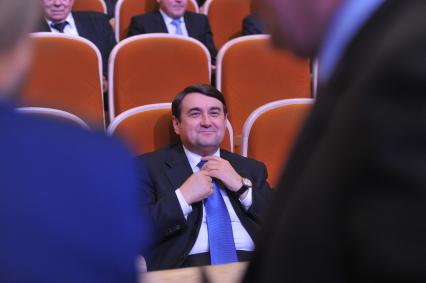 Торжественный вечер, посвященный Дню работника прокуратуры РФ. На снимке: министр транспорта РФ Игорь Левитин. 12 января 2012 года.