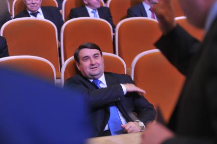 Торжественный вечер, посвященный Дню работника прокуратуры РФ. На снимке: министр транспорта РФ Игорь Левитин. 12 января 2012 года.
