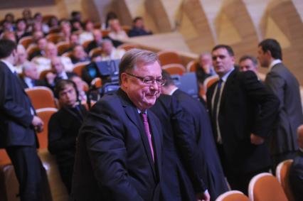 Торжественный вечер, посвященный Дню работника прокуратуры РФ. На снимке: председатель Счетной палаты РФ Сергей Степашин. 12 января 2012 года.