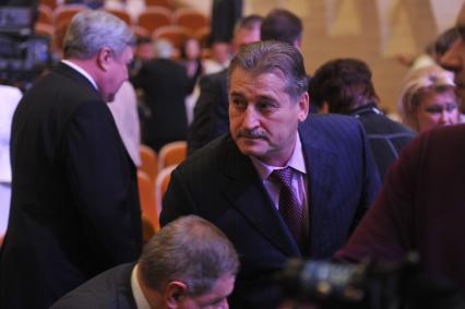Торжественный вечер, посвященный Дню работника прокуратуры РФ. На снимке: заместитель министра юстиции РФ Алу Алханов. 12 января 2012 года.