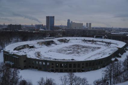 Москва. Футбольный стадион ДИНАМО. 11 января 2012.