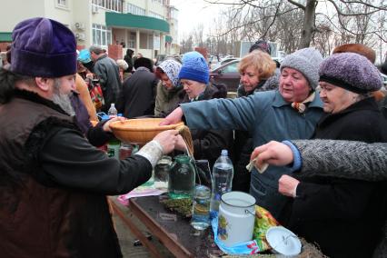 Крещение на реке Кубань. 19 января 2012.