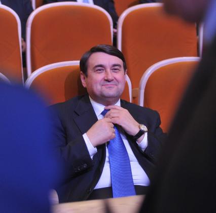 Торжественный вечер, посвященный Дню работника прокуратуры РФ. На снимке: министр транспорта РФ Игорь Левитин. 12 января 2012 года.