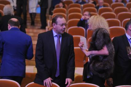 Торжественный вечер, посвященный Дню работника прокуратуры РФ. На снимке: главный редактор РОССИЙСКОЙ ГАЗЕТЫ Владислав Фронин. 12 января 2012 года.
