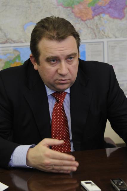 Директор департамента автомобильной промышленности министерства промышленности и торговли РФ Алексей Рахманов. 18 января 2010 года.