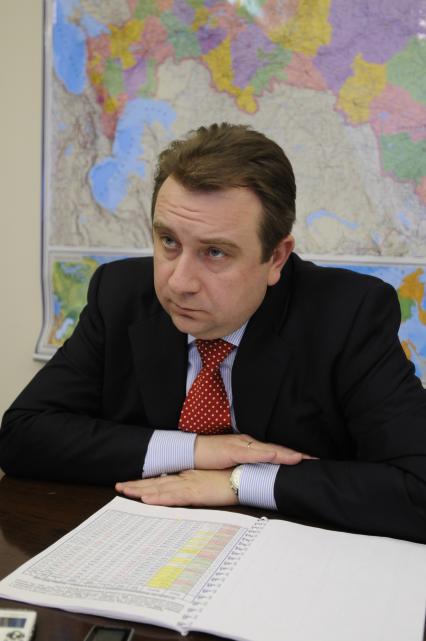 Директор департамента автомобильной промышленности министерства промышленности и торговли РФ Алексей Рахманов. 18 января 2010 года.