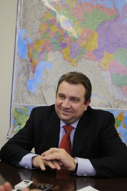 Директор департамента автомобильной промышленности министерства промышленности и торговли РФ Алексей Рахманов. 18 января 2010 года.