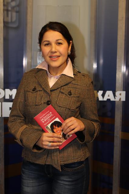 Врач и писатель Светла Вавилонская в КП. 9 октября 2009 года.