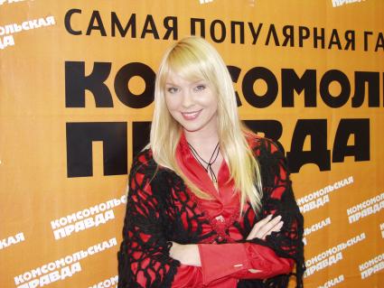 Певица Варвара (Елена Владимировна Сусова) в КП. 18 февраля 2008 года.