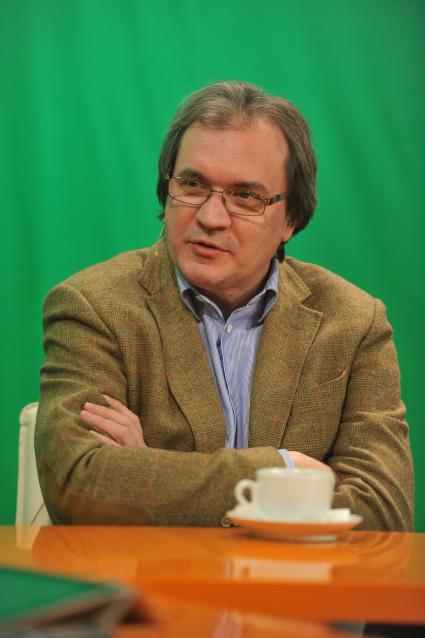 Главный редактор журнала ЭКСПЕРТ, журналист Валерий Фадеев. В ИД КП. 25 января 2012 года.