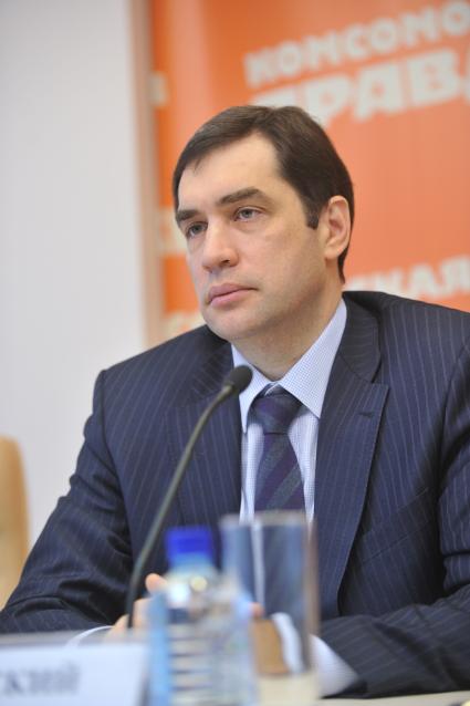 Заместитель руководителя Федерального агенства по туризму Евгений Писаревский. В ИД КП. 25 января 2012 года.